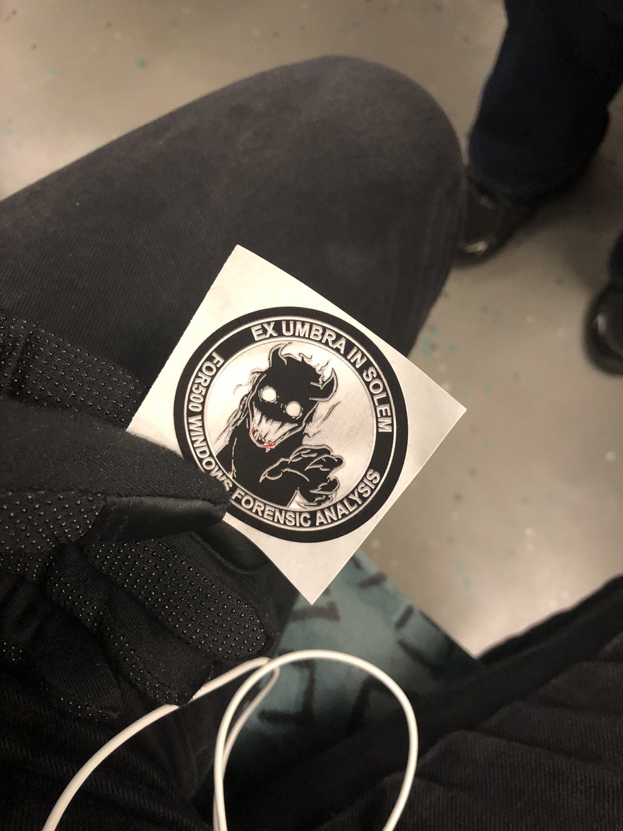 rnd_infosec_guy's tweet image. Such a beautiful sticker 😍🖤 

EX UMBRA IN SOLEM

@sansforensics #infosec #forensics #itforensic #hacker #exumbrainsolem
