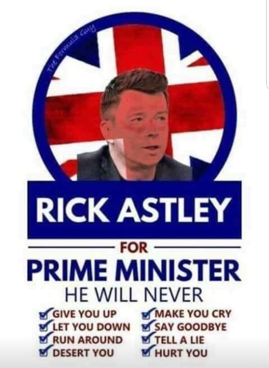 KevCawley's tweet photo. #RICKFORPM ha ha https://t.co/r4vriiLW5h