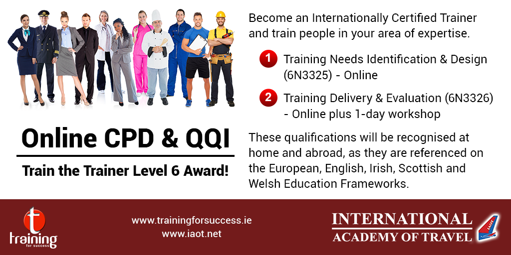 QQI #TraintheTrainer reduced to an all-inclusive price €349.00 Black Friday Sale. Click the link  below to hear what our graduates are saying about the course: bit.ly/2jlSnqy