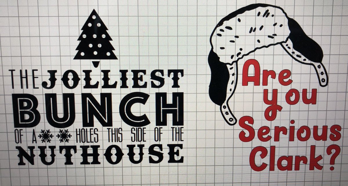 HelenGabbard's tweet photo. I’m paying tribute to my two favorite Christmas movies today! Chevy chases Christmas vacation (my whole family could quote this movie verbatim) and Elf. Let me know if you want to celebrate with these designs on a shirt. Shortsleeved $15, long sleeved and raglan $20. https://t.co/oLUuMMQgSi