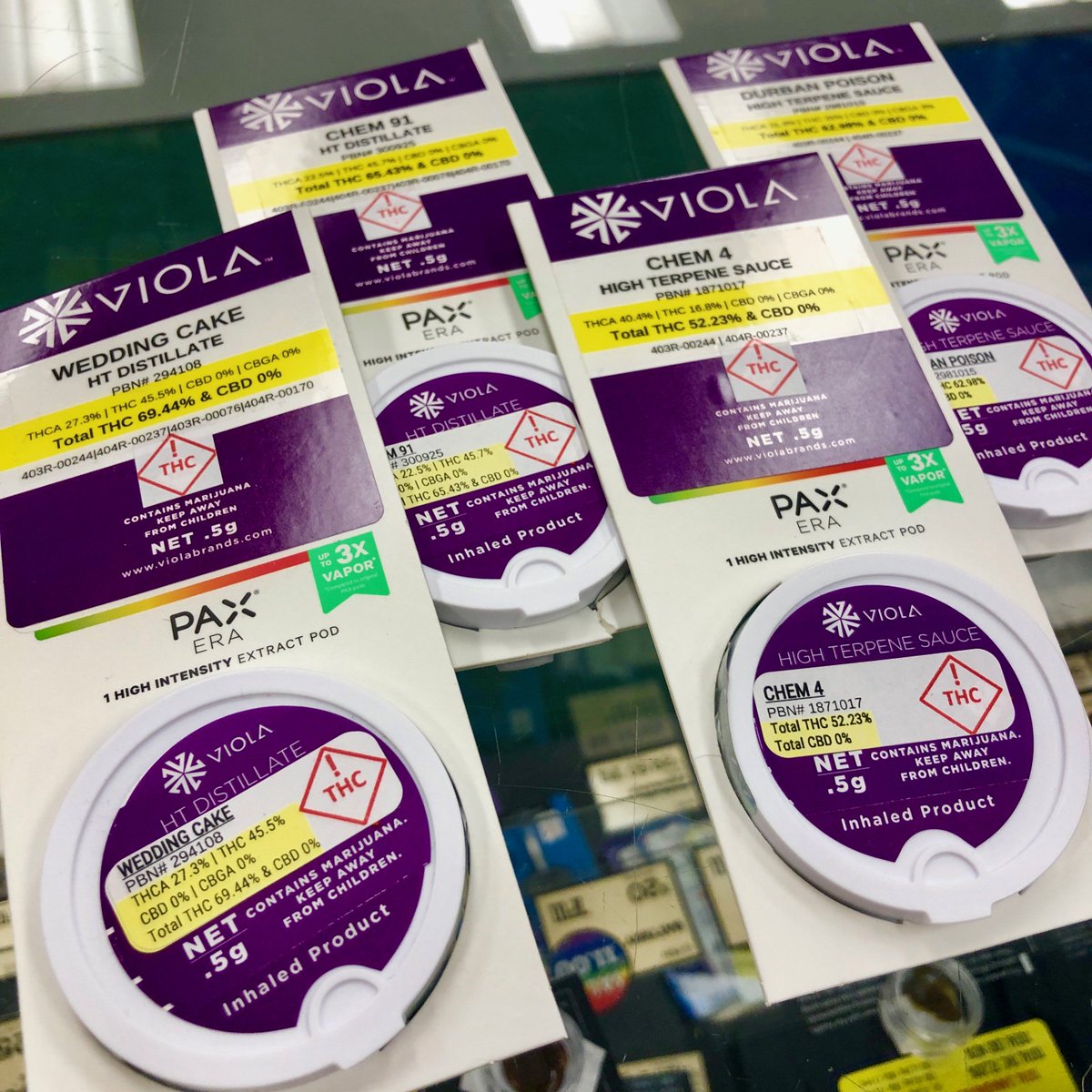 _unityrd's tweet photo. The wait is overβVIOLA Extracts are now available in PAX vaporizer podsβΌοΈ@violaextracts #viola #violaextracts #liveresin #concentrates #dabs #710 #vape #710society #distillate #thc #cannabis #cannabinoids #hashoil #pax #paxpods #rockymountainhigh https://t.co/ki61fXWaVt