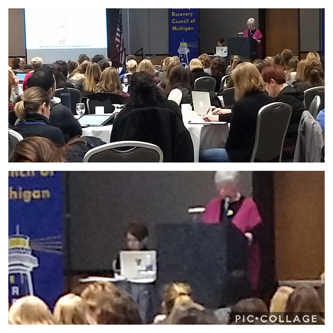 kaye_reading's tweet photo. It's a packed house for Dr. Billie Askew's keynote talk! #RRCM2018 @rrcna_org https://t.co/rcRmTRTq7r
