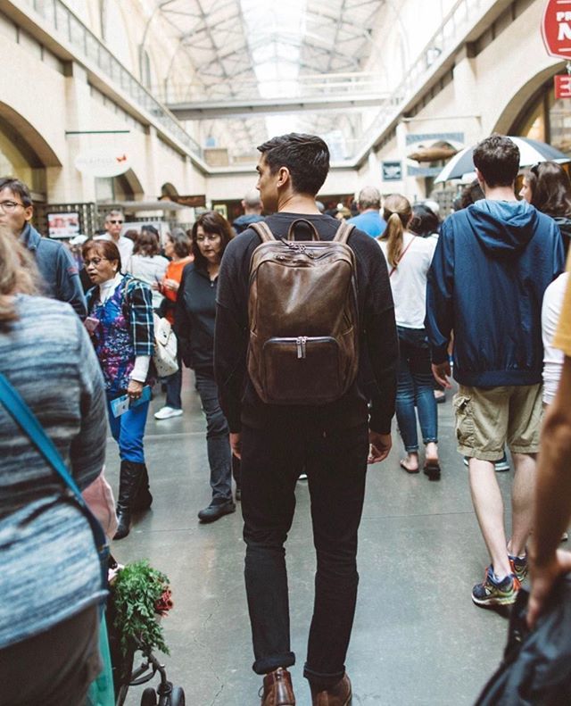 Thisisground's tweet photo. Morning stroll through the Ferry Building w/ Venture Backpack. @charlesriccardi @melaniericcardi @hdunce #venturebackpack #ferrybuilding https://t.co/Ce7wOBEgjJ https://t.co/hov9AjZgPG