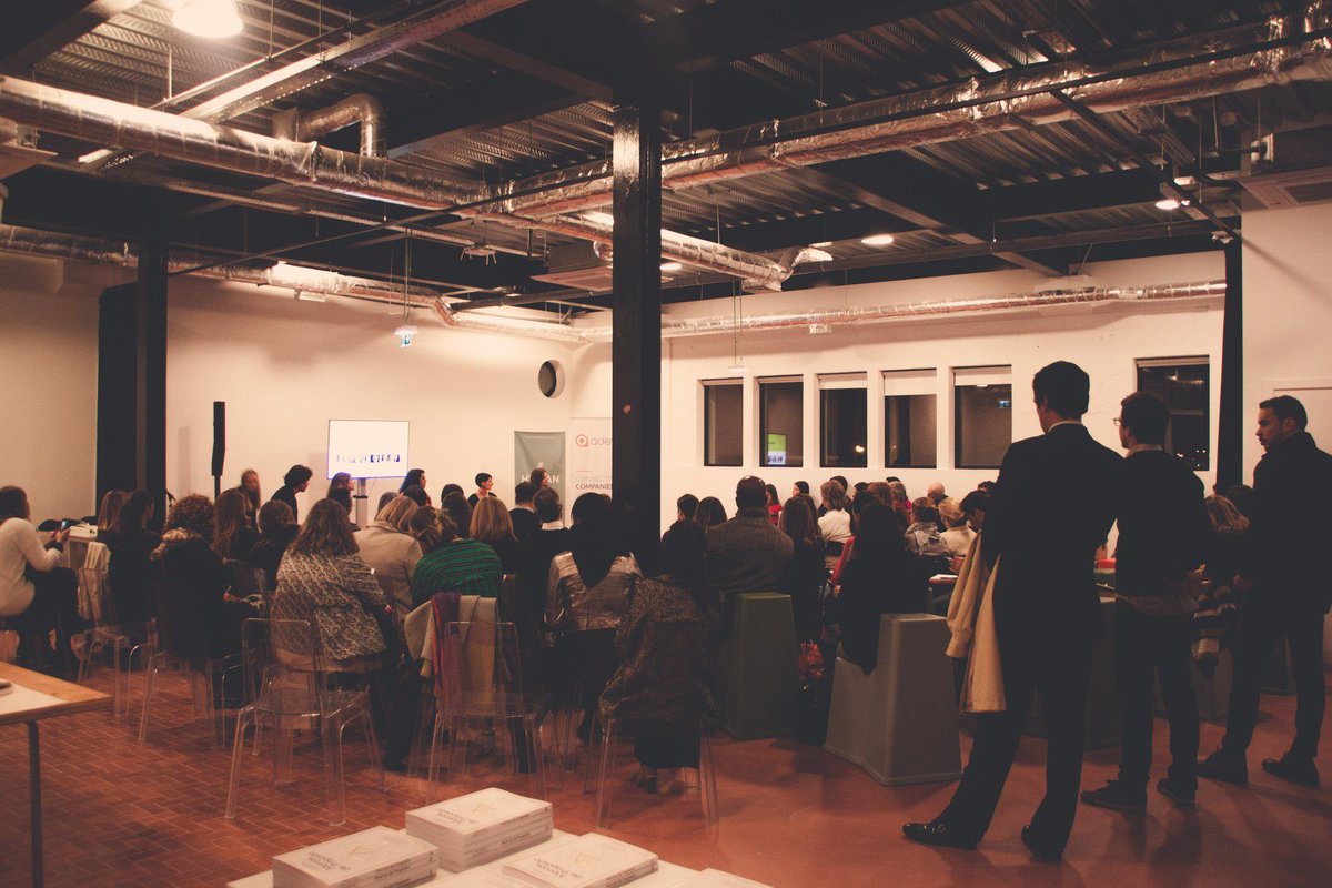 Innovazing's tweet photo. Humanizing the Digital Era was an event organized by @NewmanityHQ, Adeva and LACS Communitivity of Creators during @WebSummit 2018 in Lisbon. Six international #changemakers discussed the future of work and how to make it more human. #newmanity #humanisthenewblack #innovazing https://t.co/pX9cc73gj2