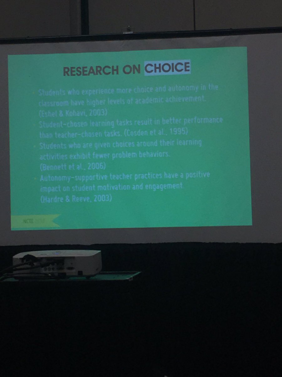DrCarolSalva's tweet photo. LOVE the research @TeamHISD is sharing about Ss #Choice here at
#NCTE18
@CamedraJ is explaining how this large urban school district is responding to Ss reading off level.
Exactly why I love @SDLBACK https://t.co/uu5d2wfR5j