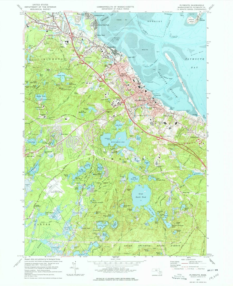 USGSstore's tweet photo. It's #FreeMapMonday! Retweet and follow us for a chance to win the Historic Plymouth Quadrangle! Happy Thanksgiving!

Plymouth Rock (41°57'30" N, 70°39'43" W)

#USGSStore (U.S. residents only) https://t.co/G74Zgjg7Uq