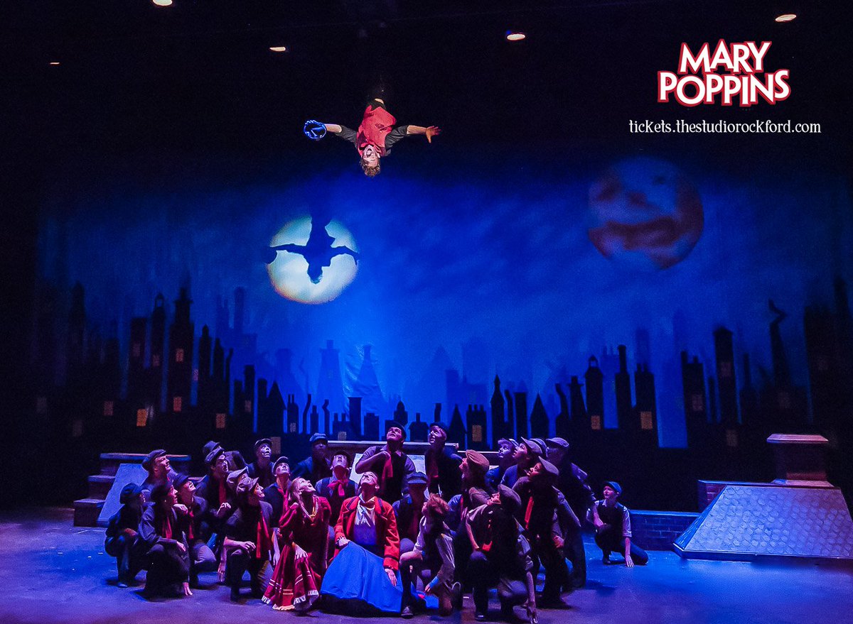 getvertigo's tweet photo. If you're in the Rockford, IL area this weekend, make sure you check out @StudioRockford production of Mary Poppins! The shows are all almost sold out! Visit their Facebook to get your tickets! https://t.co/F4aJA3Gzu2 #MaryPoppins  #FlyingFX #GetVertigo #TheatricalFlying https://t.co/pV26KeP2tz