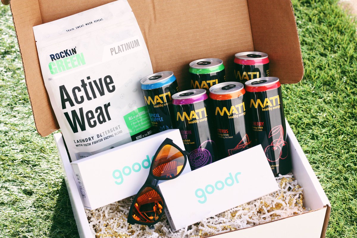 Pre-Black Friday GIVEAWAY! We are giving away a box full of fitness-geared goodies valued at nearly $100! One bag of Platinum Series Active Wear Detergent, two pairs of Goodr running sunglasses and a 6-pack of Mati Energy drinks! To enter, simply retweet this tweet! GOOD LUCK!