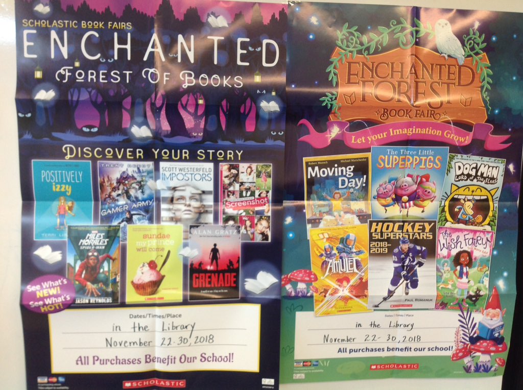 sjp2lib1's tweet photo. The Scholastic Book Fair is coming to St. John Paul II CES ! November 22 - 30, 2018 https://t.co/bht3k1JL7T