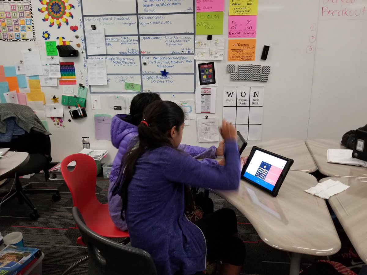 Maria Baker (@bakermath1) on Twitter photo Who's going to breakout first? #digitalbreakoutday #collaboration <a href="/CMSWestWrangler/">Coppell Middle School West</a> Who's going to breakout first? #digitalbreakoutday #collaboration <a href="/CMSWestWrangler/">Coppell Middle School West</a>