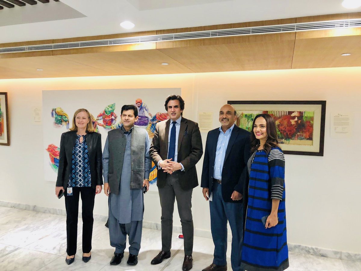 At Pakistan's 100th birthday I see a future where my daughter will thrive due to the investments we do now in health,education,nutrition &amp; population management.Arts&amp;culture are an integral part of society that helps drive change. Great meeting you <a href="/MKhusroBakhtiar/">Makhdoom Khusro Bakhtiar</a> &amp; <a href="/Illango_WB/">Illango</a>