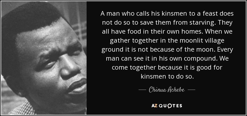 Happy Birthday to Nigerian novelist, Chinua Achebe (1930). 