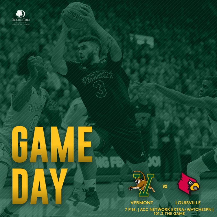 UVMmbb's tweet photo. GAMEDAY! #VCats face their first ACC opponent in 5 yrs as the NIT Season Tip-Off campus rounds come to a close tonight. #ThisIsVermont https://t.co/VamijsbMQS