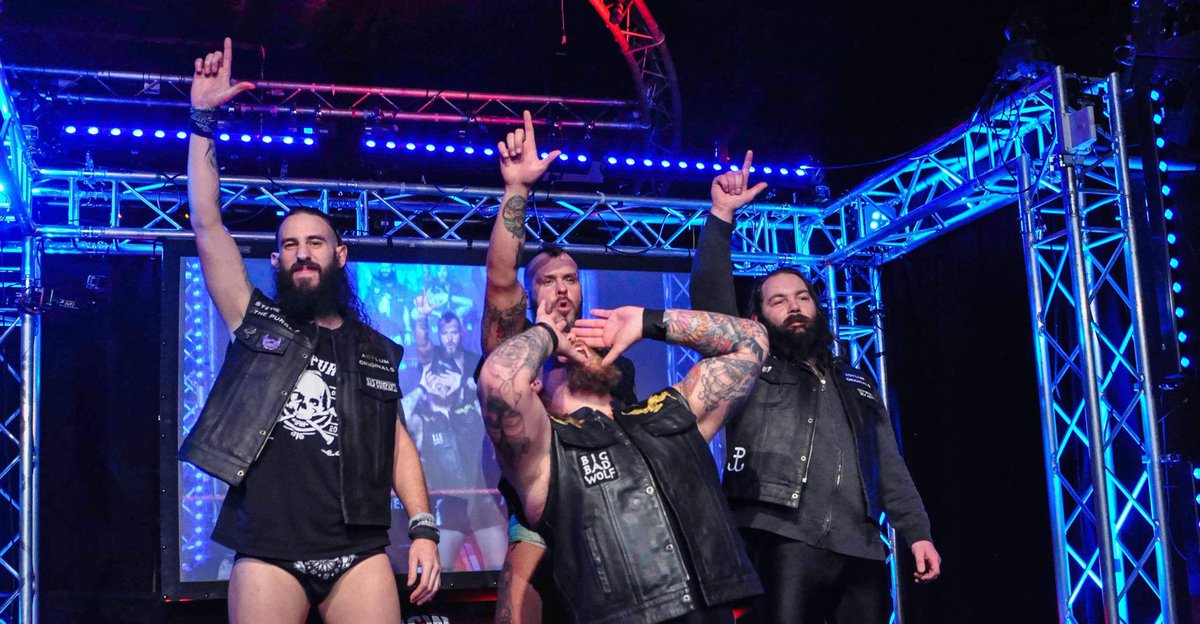 Steviejames1986's tweet photo. #BadCompany #UntilTheDayIDie

#Outlaw @Steviejames1986
#Oddity @bt_gunn
#Krobar @adam_kuczwalski 
#Regulator @WolfgangYoung
📸 @mrdavidjwilson @InsaneChampWres
#ICWFightClub @Garageglasgow 

#RebelSouls #ThePurge #RoadtoHydro #wrestling #Glasgow #Scotland
#WWEUK #WOS #Photography https://t.co/2NV0CQPKX2