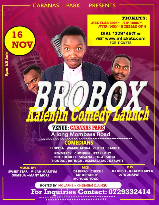 twendemobility's tweet photo. #Brobox #cabanaspark #Friyay #FridayReads Are you ready for the laugh of a lifetime! Finally the event is here and as usual Twende got you! offer and find trips to the event by downloading the app. Follow this link https://t.co/pHaMfSjk8y 🔥🔥🔥🔥 https://t.co/L4k9DrUBli