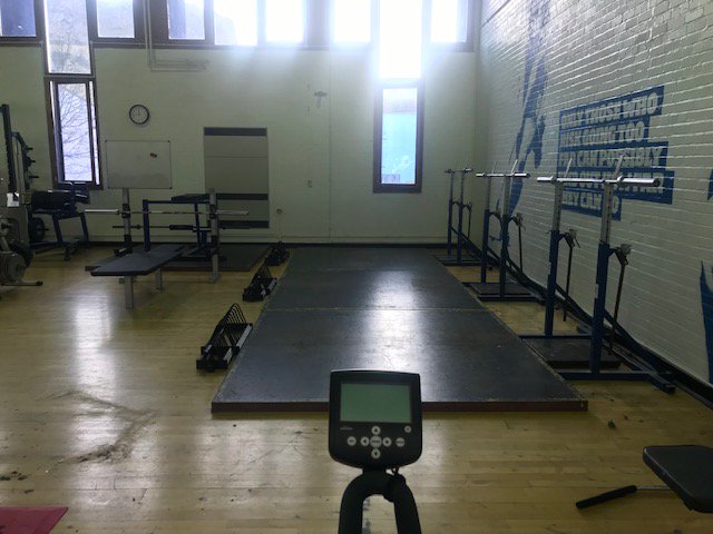 DrShaunPhillips's tweet photo. Hot on the heels of the news our MSc S &amp; C programme is now a @NSCA recognised graduate programme, the refurbishment of our S &amp; C gym is in full swing.  New equipment and a new layout to make training safer and more effective @UoE_ISPEHS https://t.co/CnYmmMz7CJ