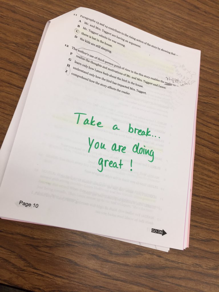 PamEilers22's tweet photo. Recognize that assessment isn’t a one size fits all...know your students and adjust so it is a successful part of the learning process. segment test, provide resources and positive reinforcement, do one ? together, hide behind the couch for focus 😀#CISDPR1DE @iamsturchie https://t.co/lgEgMPx19F