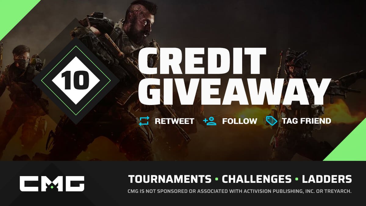CMG_Esports's tweet image. A chance at the invitational and fat cash prizes today!

RT FOLLOW &amp;amp; TAG FOR A CHANCE TO WIN 10 CREDS @ 11 PM EST

$2,500 PRODOWN QUALIFIER @ 7 EST&amp;gt;
checkmategaming.com/article/-2-500…

GUARANTEED ALL DAY&amp;gt;
checkmategaming.com/article/guaran…

FREE ENTRY&amp;gt;
checkmategaming.com/free 

#CMGeSports #BO4