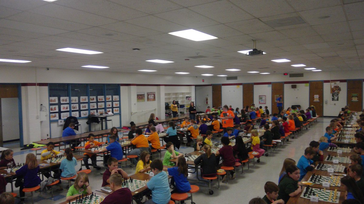 21st Annual Elementary Chess for Kids Tournament is underway at BFMS!  Come join us at 6:00 p.m. for the Awards Ceremony! #fcpsva
