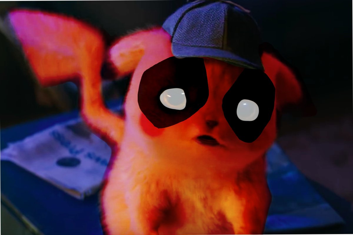 AshiKat413's tweet photo. #Pokemon #DetectivePikachu #Deadpool #Pikachu #RyanReynolds #WhatHaveIDone #PikaPika #digitalart #Pika #WTF #Deadchu #Pikapool #ItHadToBeDone #cute #no #nintendo #HashTaggingIsHard #plslookatthis #RETWEEET #RetweeetPlease https://t.co/P7UEFeWMaq