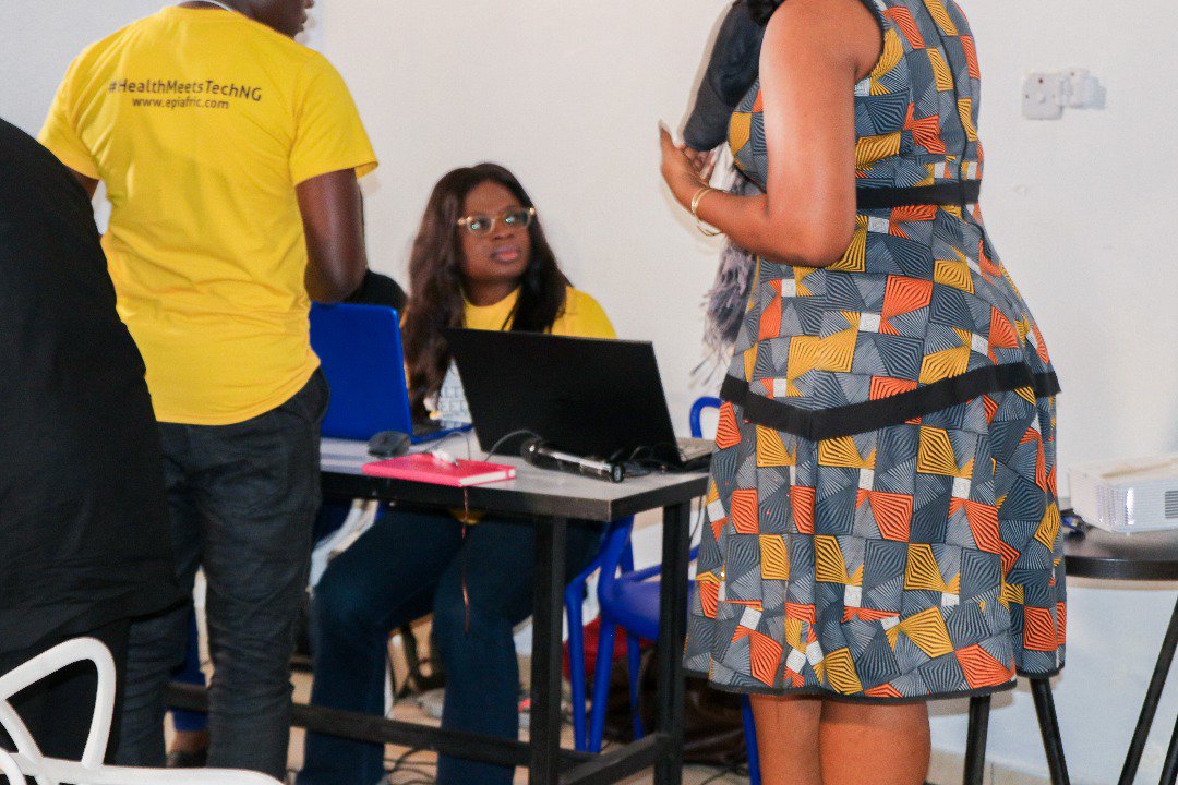 sopeolaosebikan's tweet photo. HEALTH MEETS TECH at Civic Innovation Lab. Technology plays a vital role in the Health sector in Nigeria and beyond. Discussions from the event, powered by @EpiAFRIC, centers on the impact of technology in the African health sector.
#healthmeetstech #civicilab #innovation https://t.co/m7CcfdbJPj