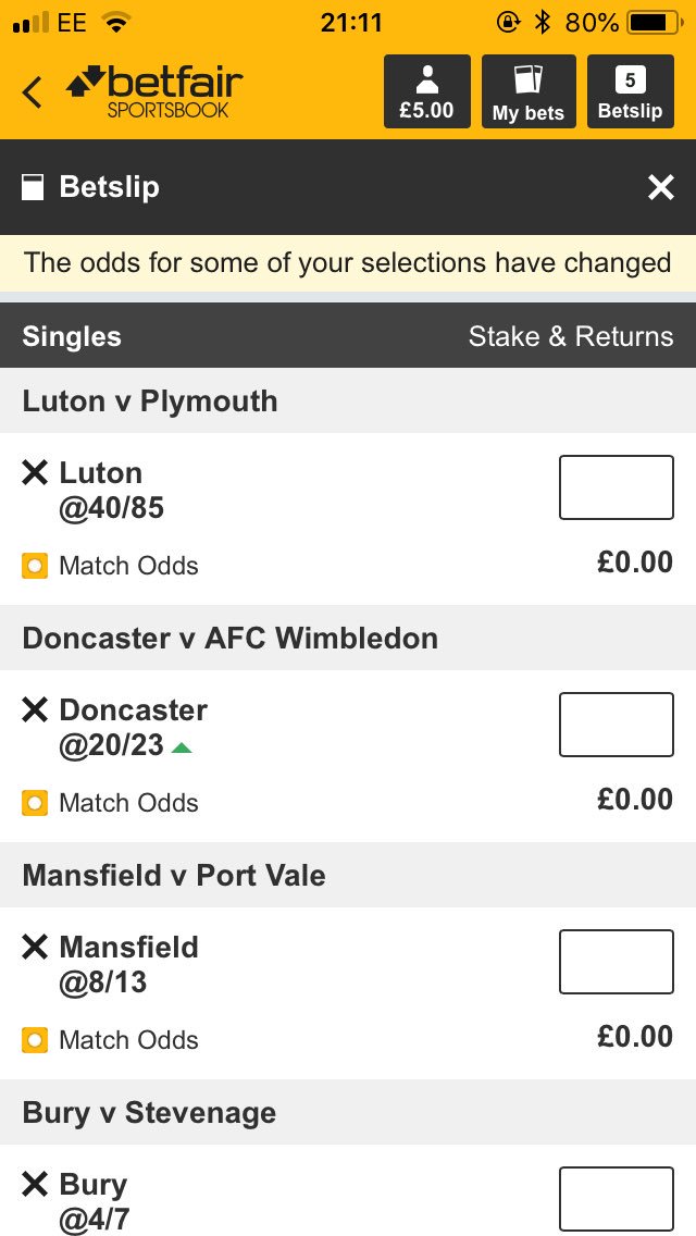 TOWLERS PREVIEW 2/2: 

Current odds (Betfair): 10.98/1
Enjoy your weekend people, this is the start of something special.