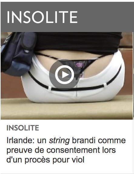 Je sais pas ce que <a href="/LP_LaPresse/">La Presse</a> trouve d'insolite là-dedans....