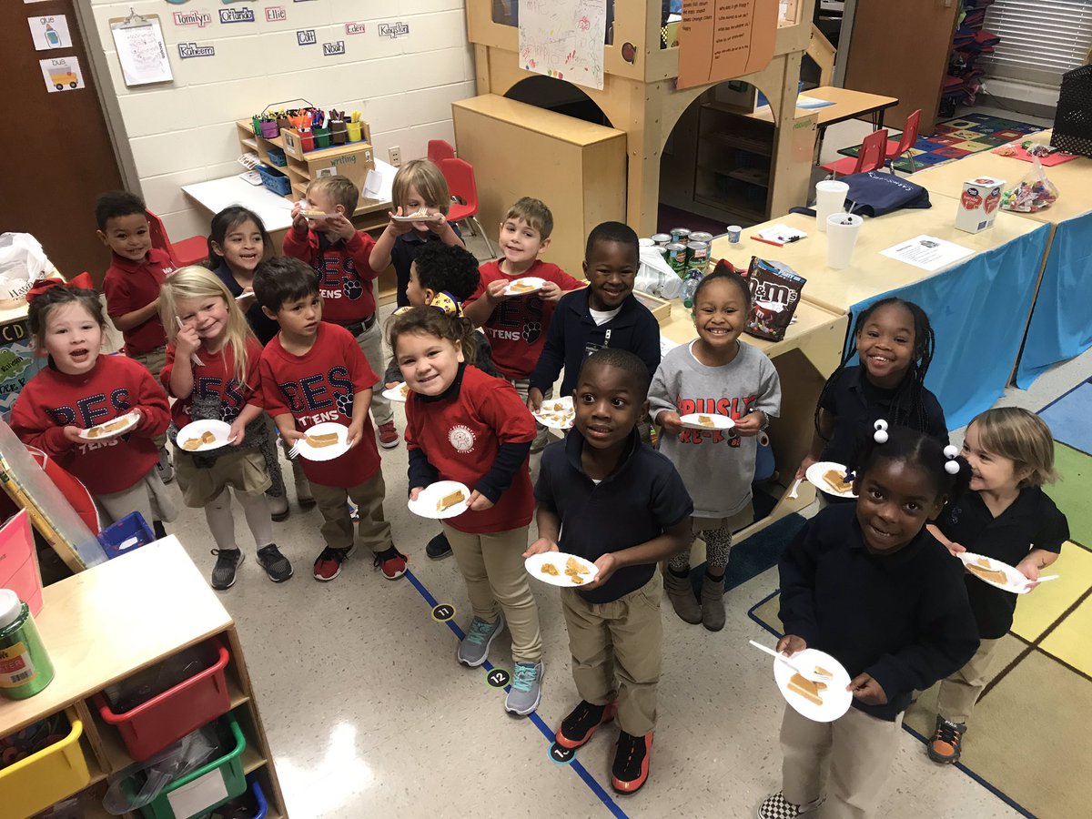 ‘Twas the day before break and we had a great day! We started our day with sharing pumpkin pie &amp; ended our day making Fall pattern hats &amp; getting our November books “Sneezy the Snowman” as a gift from the teacher and community! Happy Break Y’all! #wbrschools #WBRPROUD #BES #prek