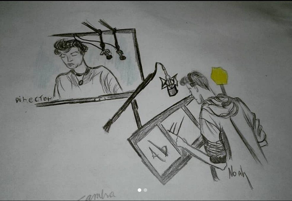 Thank you <a href="/samirassm/">Samira Solana Mateo</a>
for the #abe_fanart of our director Fernando and movie star Noah // obrigada pelo desenho do nosso diretor e ator principal <a href="/grosteinandrade/">Fer Grostein Andrade</a> <a href="/noahschnapp/">Noah Schnapp</a> #abe #noahschnapp