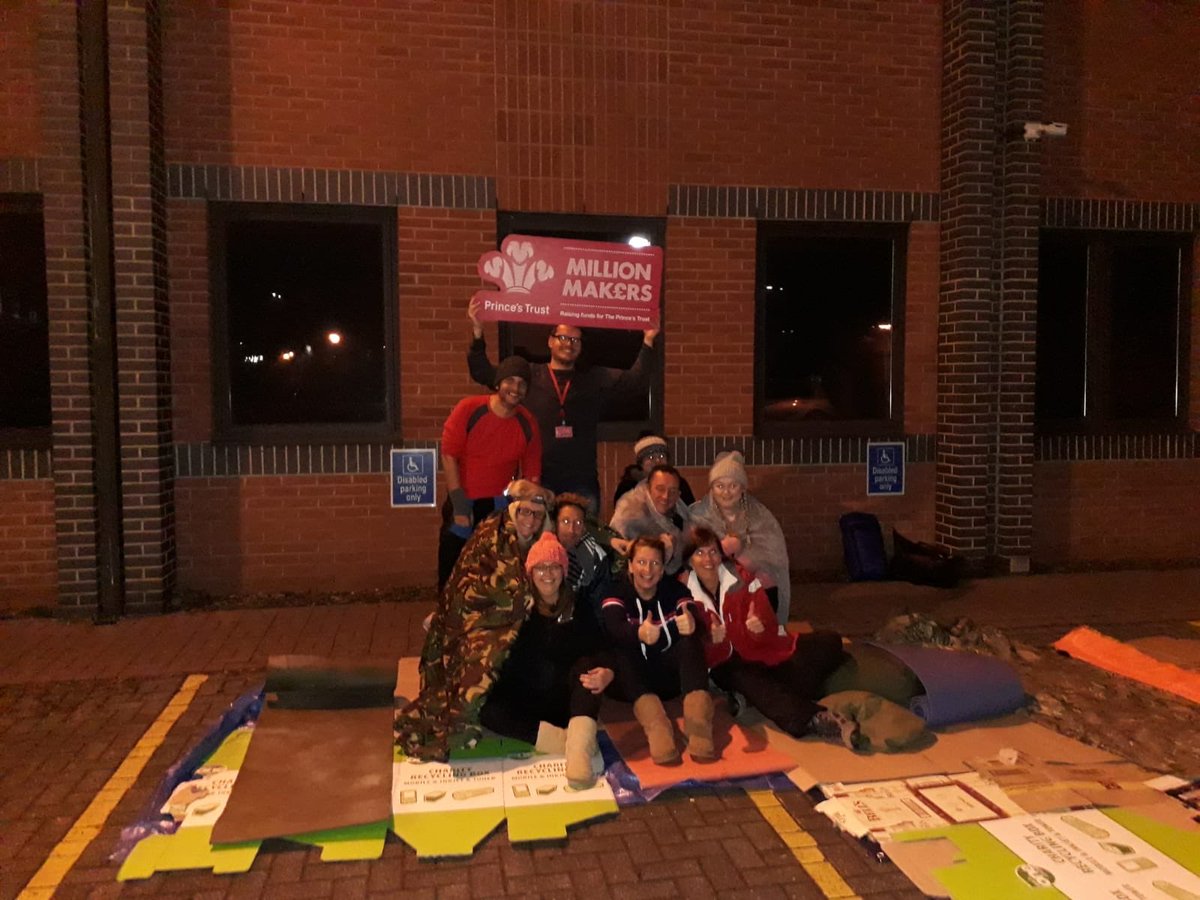 lavenderbelle's tweet photo. @ptpartnerships bedding for the big sleep out! @CherylOfficial #community #dreamteam https://t.co/xqZuBeHb0Y