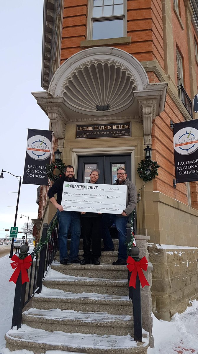 THIS! 🙌🏼

Because of the amazing guests who ordered our October Burger of the Month "The Harvest" we raised $1672 for the Central Alberta Cancer Centre at the #reddeer Hospital ❤️

THANK YOU! Without such incredible support, we wouldn't be able to do what we do

#LoveOurCommunity