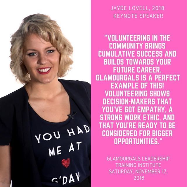 JaydeLovell's tweet photo. Honored to be giving the kickoff speech for tomorrow’s @_glamourgals #WomenInSTEM leadership training day! Such a fantastic volunteer org. #volunteering #glti https://t.co/YE1gBmOwW3 https://t.co/2AgslzdMHg
