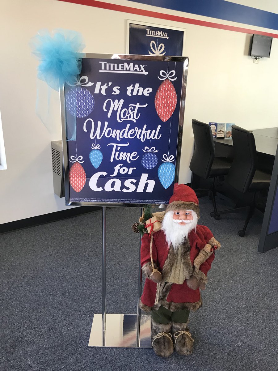 TitleMax in Temple is ready to help with Holiday Money! Come see us at 1109 W Adams! <a href="/jonisstrange/">PawFluencers</a> <a href="/amnakyn/">A.Sarwar</a> #TMXFamily #TitleMax #ChristmasJoy