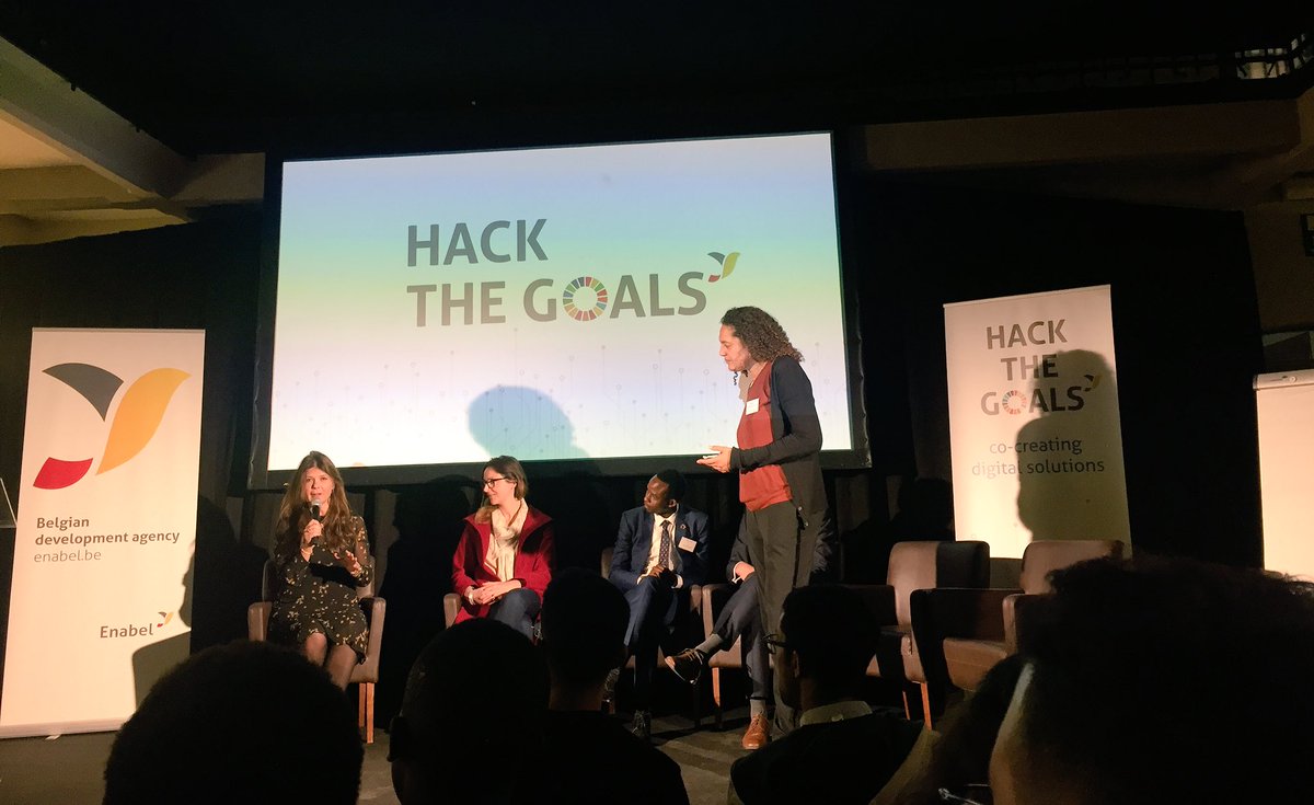 GSMAEurope's tweet photo. Digital for Development or as we call it at GSMA #MobileforDevelopment is improving lives around the world, says @Afke1 at #hackthegoals2018 event. #BetterFuture https://t.co/SqrM7pkpEn