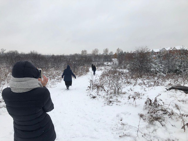 Mr_Schellenberg's tweet photo. Had an amazing time at Northern Lights going on a nature walk, with a powerful narrative around truth and reconciliation; love activities such as the solitude walk and ephemeral art, which can be adapted for teacher PD and K-12 learners. #yrdsb #YRDSBQuest Awesome facilitators! https://t.co/HVVQa3x3uq