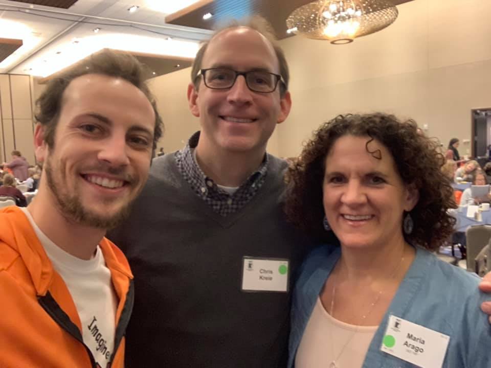 ckreie's tweet photo. #meled2018 Family reunion! https://t.co/w7MbTdNk3m