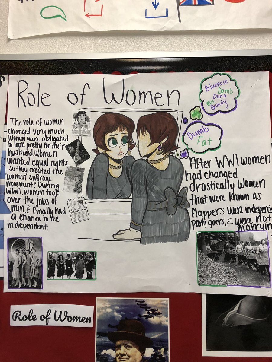 Highland_Scots's tweet photo. Ms. Thomasโs US History classes are learning about the Roaring 20โs. #makelearingfun #plaidup https://t.co/PZGC5uBVIf