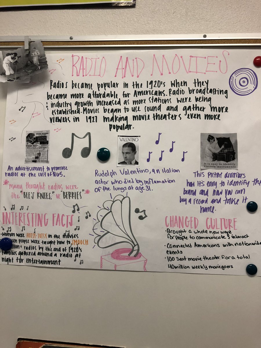 Highland_Scots's tweet photo. Ms. Thomasโs US History classes are learning about the Roaring 20โs. #makelearingfun #plaidup https://t.co/PZGC5uBVIf