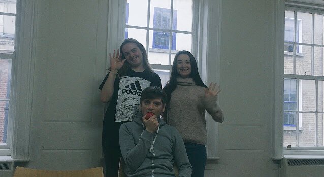 SiofraOMeara's tweet photo. Loved being back with the #ItWillBreak lads this week in @IrishTheatreIns thanks a mill! @ClaudiaKinahan 🌸 https://t.co/uHujAydxpw