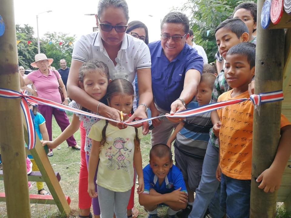 En Guanacaste #CostaRica se invierte en la creación de más y mejores espacios públicos que faciliten la convivencia ciudadana. #PrevencióndelaViolencia