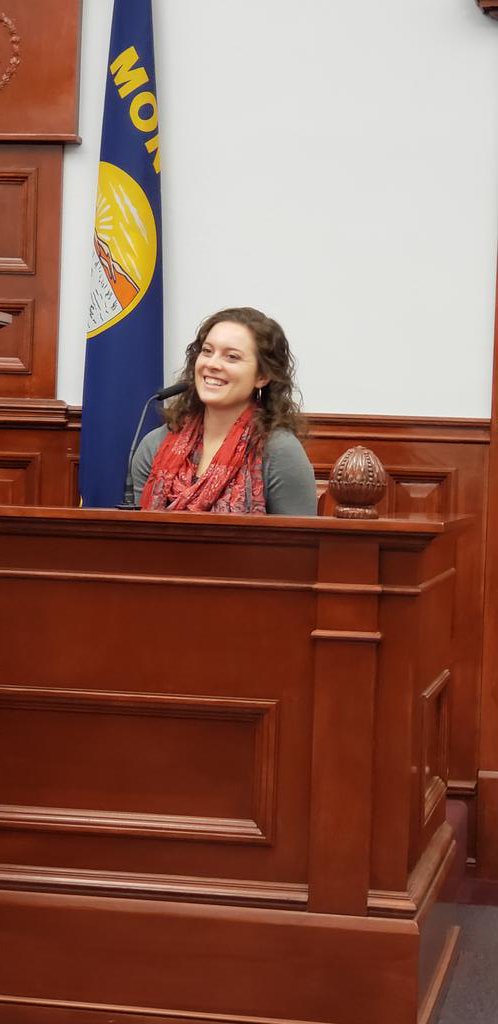 Participating in the Mock Trial, Mary will soon be sworn in as a Court Appointed Special Advocate.