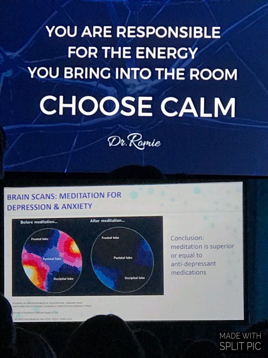 Hearing the importance of choosing CALM for our classrooms every day.  Amazing to meet and learn from ⁦<a href="/DrRomie/">Dr. Romie Mushtaq, MD</a>⁩ this morning at <a href="/PLTW/">pltw</a> Summit KC.  <a href="/smsd/">SMS Deshpande</a> ⁦<a href="/KaseyWeishaar/">Kasey Weishaar</a>⁩