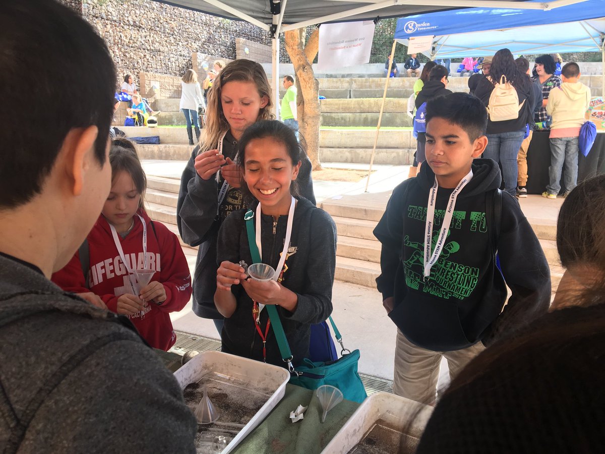 pimatweets's tweet image. Enjoying a day of science #AZStem