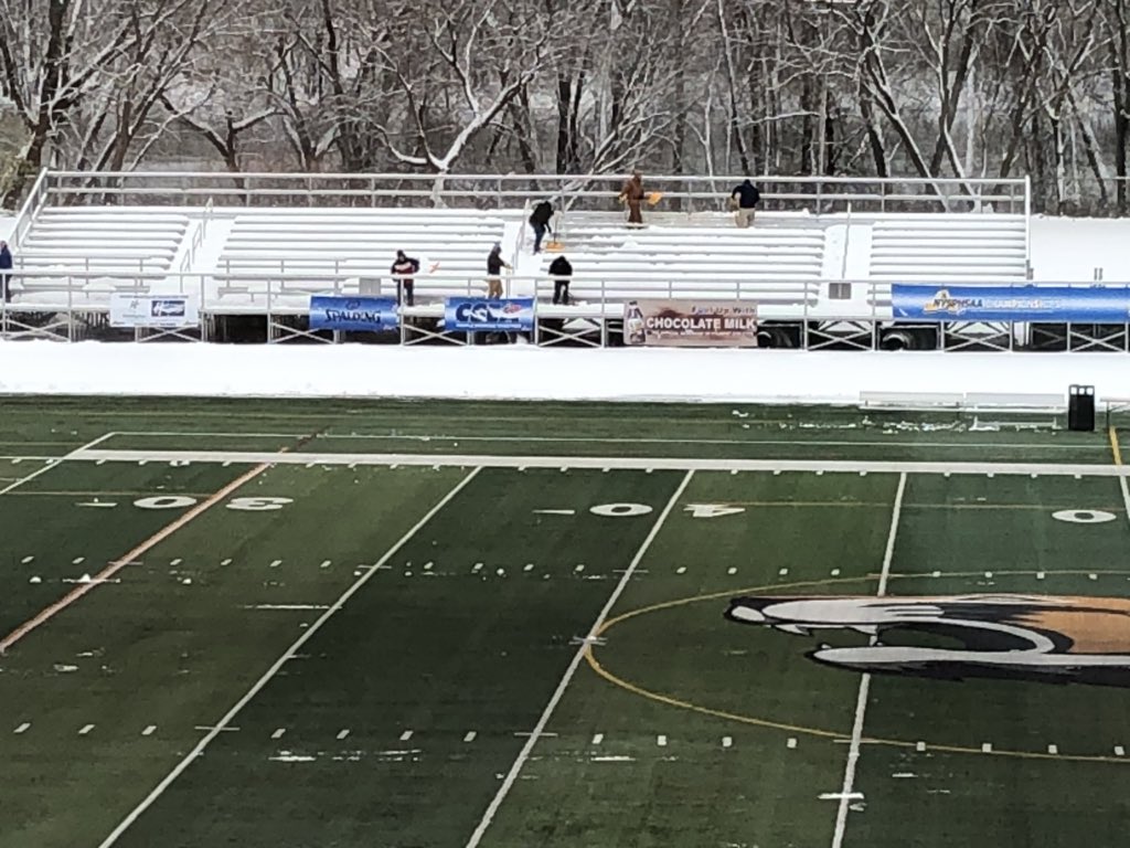 <a href="/UECSDTigers/">UECSD Tigers</a> No task too large when we commit to something. #tigerpride <a href="/NYSPHSAA/">NYSPHSAA</a>