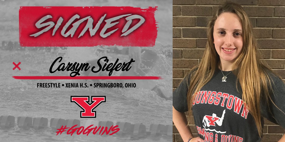 We are excited to announce the signing of Carsyn Siefert (Springboro, Ohio/Xenia H.S.) to an NLI! Can't wait for her to be a part of our program in 2019! #YandProud #GoGuins