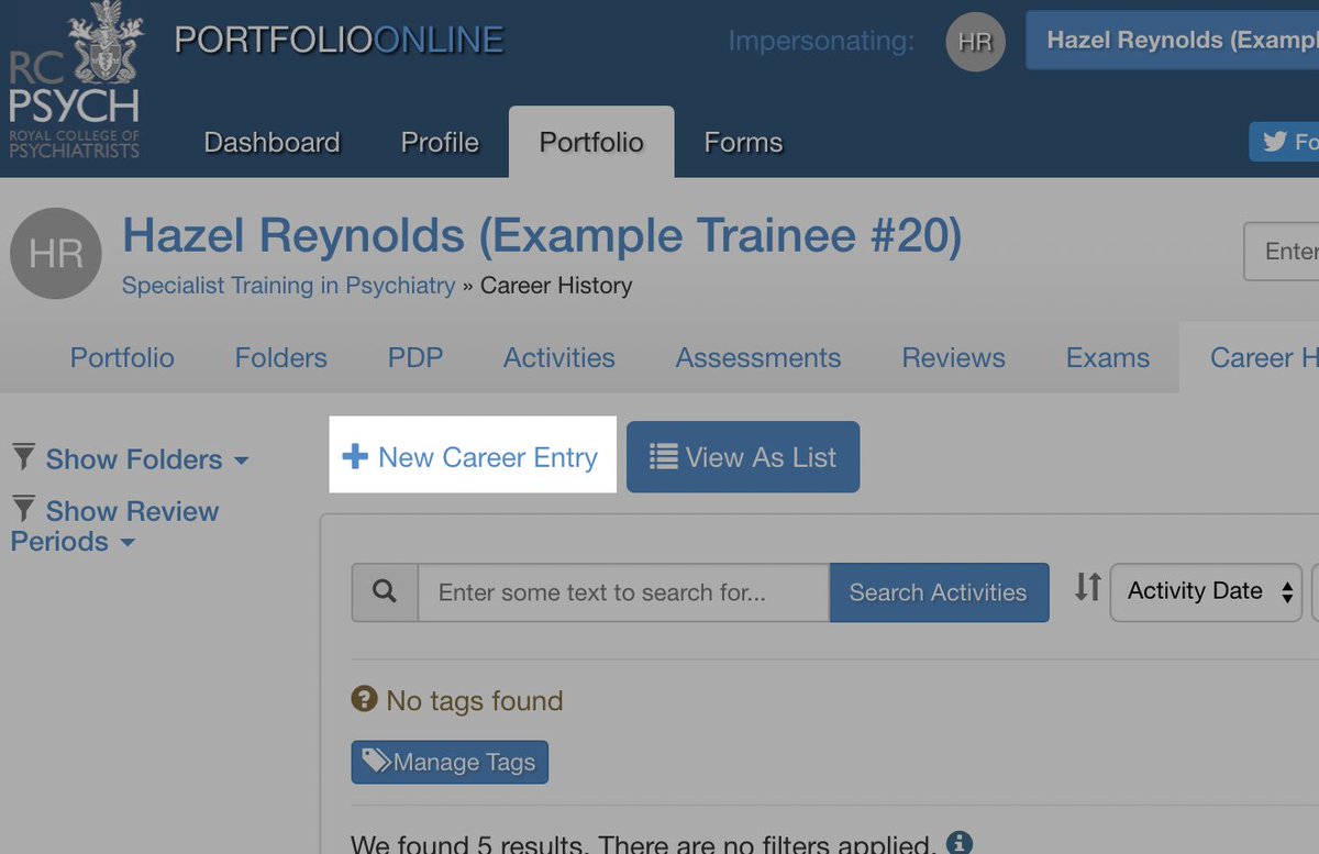PortfolioOnline's tweet photo. #post #trainingpost #placement #job...it doesn't matter what you call it - typically @RCPsychTrainees do 2 of these per training level and they are added to the @rcpsych specialty training portfolio as a #careerentry in the #careerhistory section of a trainee's portfolio. https://t.co/LgFh1huxlO