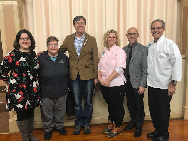 RIFoodBank's tweet photo. Today we were pleased to honor our Partners in Philanthropy, Jacques Pépin Foundation at @AFPRIChapter Philanthropy Today. JPF has been a wonderful collaborator in promoting culinary job training and education. #NPD2018 https://t.co/Om8lwklZEW