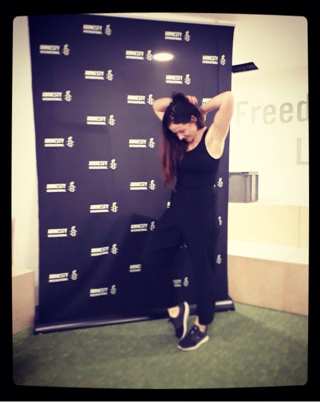 Had a lovely writing day here with <a href="/amnestyuk/">Amnesty UK</a> King's Cross - thank you for having us and we will be sharing the track soon <3