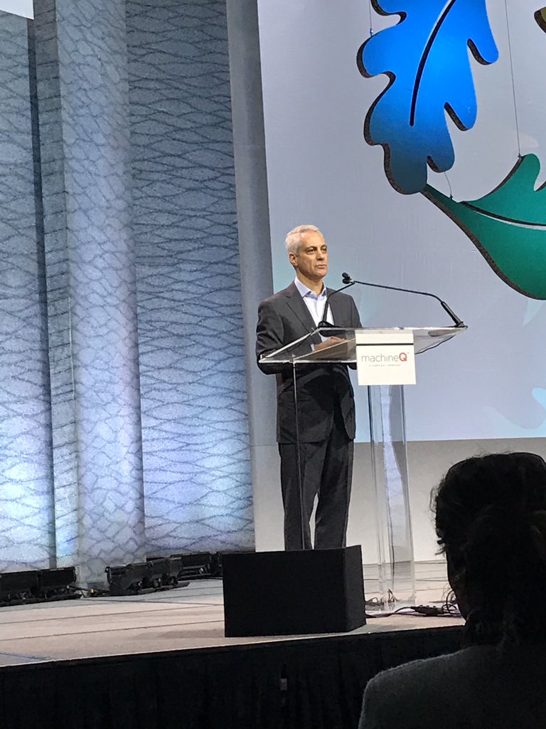 Congratulations to #CityofChicago for achieving #LEEDforCities Platinum @SustainChicago <a href="/USGBC/">USGBC</a> <a href="/Greenbuild/">Greenbuild</a> #Greenbuild2018 #MayorEmanuel <a href="/m_raman/">Mahesh Ramanujam</a>