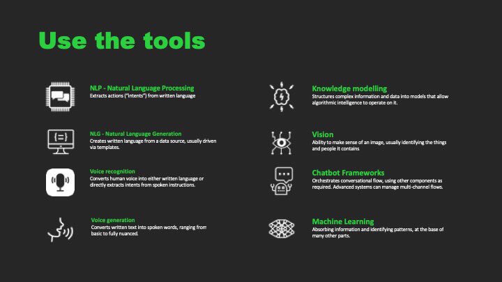 thisadam's tweet photo. @pragmaticweb Thanks @pragmaticweb I can share the rest of my @ChelseaApps #ai presentation or take you guys through a slower paced version! There’s a few more great insights for AI and the #futureofwork and #DigitalTransformation. https://t.co/UZhWAX4VWV